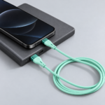 Cable de Datos BWOO X280L USB-A a Lightning 3A Carga Rápida 1 Metro - Imagen 3