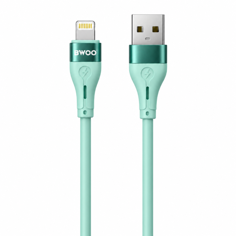 Cable de Datos BWOO X280L USB-A a Lightning 3A Carga Rápida 1 Metro