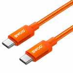 Cable USB-C a USB-C BWOO BO-X401CC 65W Carga Rápida 1 Metro