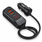 Cargador para Auto BWOO BO-CC106 120W con 4 Puertos USB-A y USB-C PD/QC, Display de Voltaje y Cable 1,5 m - Imagen 2