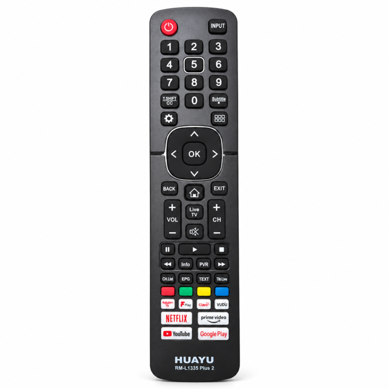 Control Remoto para TV Hisense HUAYU RM-L1335 Plus 2 Smart TV LCD LED