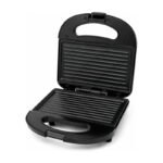 Sandwichera Eléctrica Grill Placas Antiadherentes 750w Negro - Imagen 7