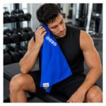 Toalla Microfibra Gedo Deportiva Gym Fitness Playa Secado Azul - Imagen 10