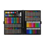 Maletín Kit De Arte 168 Piezas Marcadores Crayones Acuarelas - Imagen 7