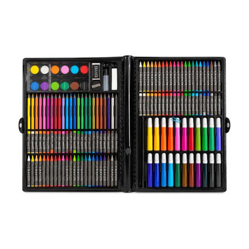 D_652915-MLU119735713783_102026-O.jpg Maletín Kit De Arte 168 Piezas Marcadores Crayones Acuarelas - Imagen 1