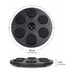 Máquina De Boxeo Electrónica Bluetooth Música Luces Led Negro - Imagen 12