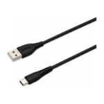 Cable Usb A A Usb C Bwoo 1 Metro 3a Carga Rápida Y Datos Negro