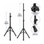Soporte Trípode Para Parlante Ajustable 1,50 A 2,20 M Negro - Imagen 3