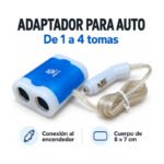 Adaptador Multiplicador De Encendedor Para Auto Mw272 Con Azul - Imagen 5
