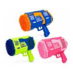 Pistola Lanza Burbujas Automática Con Bandeja Y Líquido Multicolor - Imagen 7