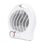 Calefactor Eléctrico 2000w Portátil 2 Potencias Termostato Negro - Imagen 3