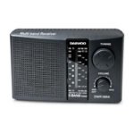 Radio Portátil Daewoo Dwr18bk 5 Bandas Am Fm Tv Sw1 Sw2 Con Negro - Imagen 9