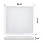 Plafón LG Panel Led Empotrable 60x60 Cm 39w Luz Cálida Blanco - Imagen 3