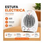 Caloventilador Warmthy 2000w 2 Potencias Con Termostato Blanco - Imagen 5