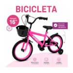 Bicicleta Infantil Rodado 16 Rosa Xs - Imagen 5