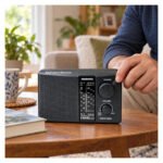 Radio Portátil Daewoo Dwr18bk 5 Bandas Am Fm Tv Sw1 Sw2 Con Negro - Imagen 8