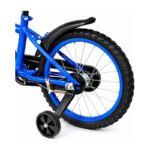 Bicicleta Infantil Rodado 16 Con Canasto Y Rueditas Azul Azul Xs - Imagen 10