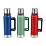 Termo Acero Inoxidable 1,3 Litros Doble Pared Con Manija Multicolor