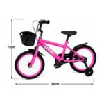 Bicicleta Infantil Rodado 16 Rosa Xs - Imagen 10