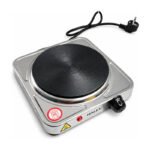 Anafe Eléctrico Disco Haley 1500w 1 Hornalla Portátil Negro