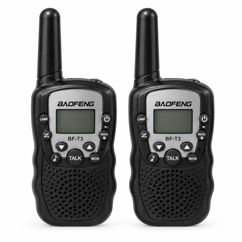 Walkie Talkie Baofeng BF-T3 Set x2 Radios Portátiles con VOX y Linterna