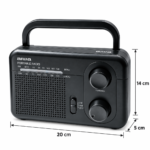 Radio Portátil Aiwa AW-FML4 Analógica AM/FM con Antena Telescópica - Imagen 5