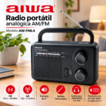 Radio Portátil Aiwa AW-FML4 Analógica AM/FM con Antena Telescópica - Imagen 6