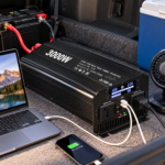 Inversor de Corriente 3000W Onda Senoidal Pura 12V a 220V con USB y Pantalla Digital - Imagen 7