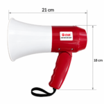 Megáfono Recargable 30W ER-M191BT con USB, Tarjeta MMC, MP3 y Alcance hasta 800 m - Imagen 6