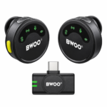 Micrófonos Inalámbricos Dobles BWOO BO-MF02 USB C + Adaptador Lightning con Reducción de Ruido IA - Imagen 2