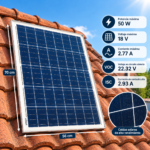 Panel Solar 50W 18V 70 x 56 cm para Sistemas de 12V PS50 - Imagen 4