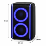 Parlante Bluetooth North Tech NT-SX6 Pro Max 40W RMS con Luces RGB y Batería - Imagen 5