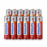 Pilas AAA Philips R03 1.5V Extra Zinc Chloride Pack x12 Unidades - Imagen 2