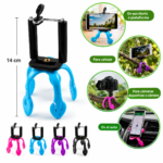 Trípode Flexible Pulpopod para Celular y Cámara con Patas Ajustables y Rosca 1/4 - Imagen 4