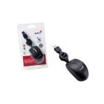 Mini Mouse Genius Retráctil USB - Negro