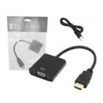 Adaptador HDMI Macho a VGA Hembra con Audio