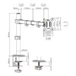 Soporte Brazo Articulado Monitor hasta 32'' 9kg - Imagen 2