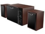 Parlante Genius SW-2.1 350 15W RMS Madera