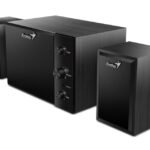 Parlantes Genius SW-2.1 350 15W Madera - Negro