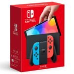 Consola Nintendo Switch OLED Neon Pantalla 7" Azul y - Rojo - Imagen 4