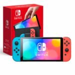 Consola Nintendo Switch OLED Neon Pantalla 7" Azul y - Rojo - Imagen 2