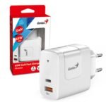 Cargador Genius PD-65AC 65W USB-C y USB-A - Blanco