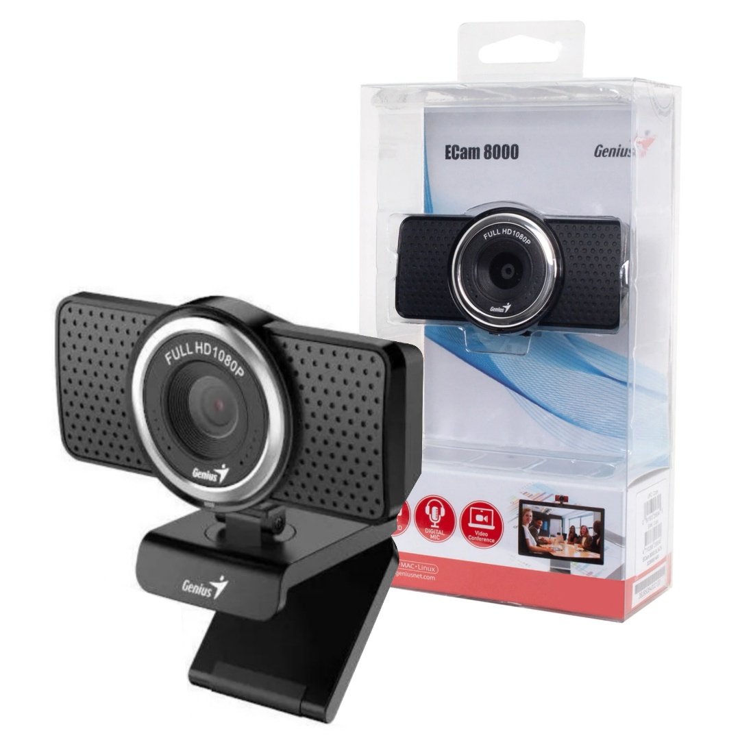 original_41578.jpg Webcam Genius ECam 8000 Full HD 1080p con Micrófono - Imagen 1