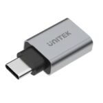 Adaptador Unitek USB 3.0 5Gbps USB-C a USB-A - Gris