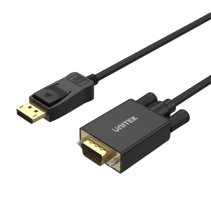 original_43748.jpg Cable Unitek DisplayPort a VGA 1.8m - Imagen 1