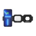 Cargador Inalámbrico Unitek 3 en 1 Plegable 15W MagSafe