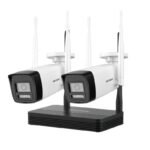Kit de Vigilancia Hikvision Wi-Fi 2MP 2 Cámaras Bullet