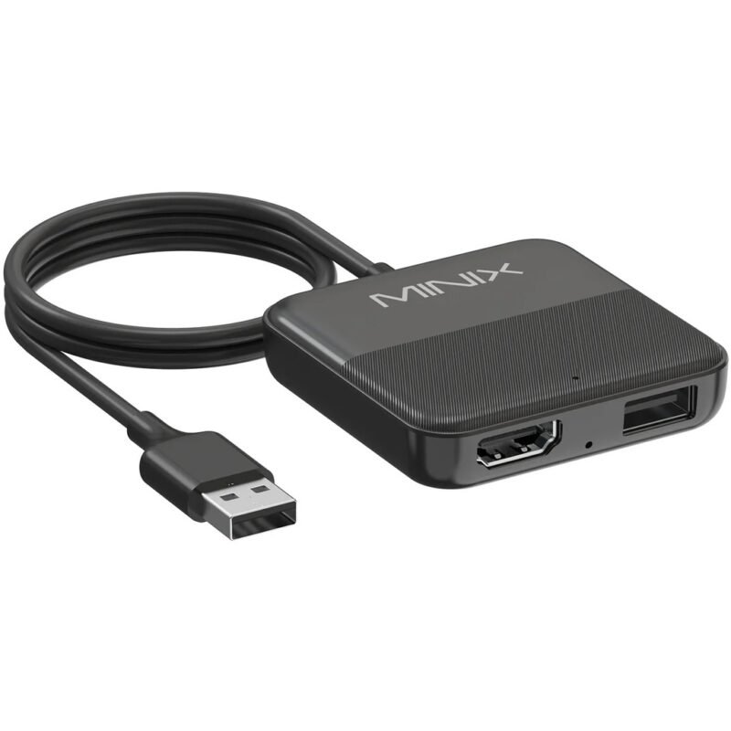 Adaptador MINIX 3 en 1 CA361 Plus para CarPlay y Android Auto HDMI 2K