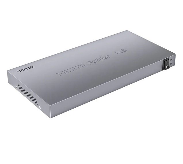 original_46387.jpg Splitter HDMI Unitek 4K 1 Entrada 8 Salidas - Imagen 1