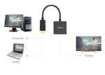 Adaptador Unitek DisplayPort a VGA (H) - Imagen 3